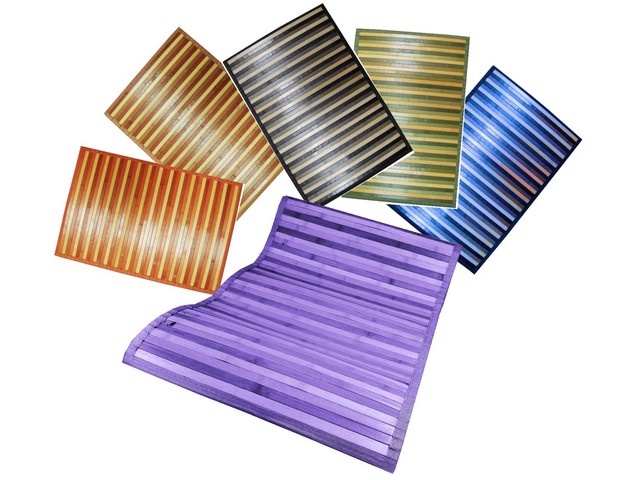 Tappeto in fibra di bamboo, in diverse misure Misura Cm. 50x75