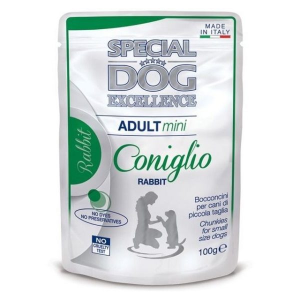SPECIAL DOG EXCELLENCE BUSTE ADULT MINI CONIGLIO GR.100