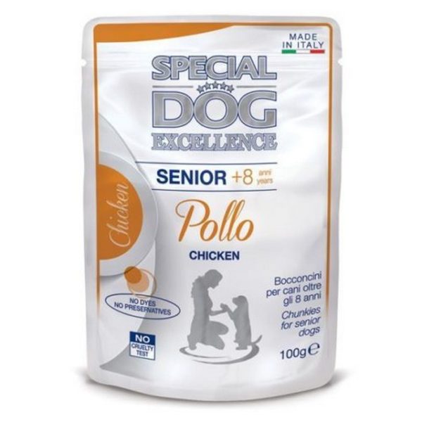 SPECIAL DOG EXCELLENCE BUSTE SENIOR POLLO GR.100