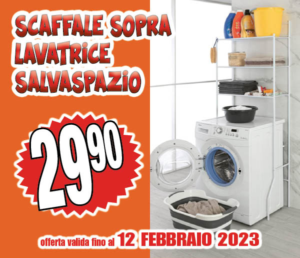 Scaffale Sopra lavatrice Salvaspazio In Acciaio Bianco Con 3 Ripiani -  Mondobrico.