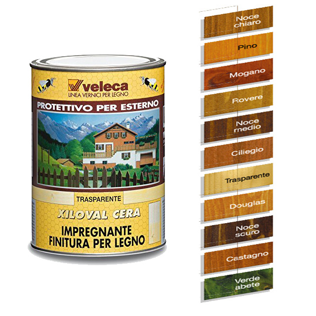 Vernice per legno Pinteco incolore da 0.75 L - Veleca